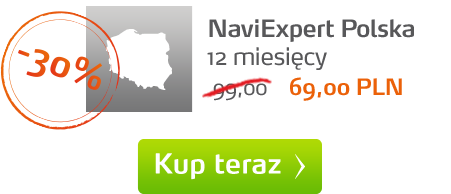 Kup NaviExpert Polska 12mc za 69 PLN