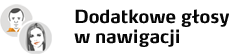 Dodatkowe głosy w nawigacji