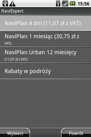 Ceny pakietów w NaviExpert