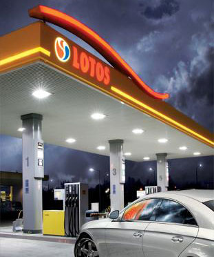 Stacja benzynowa Lotos i NaviExpert