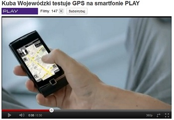 Kuba Wojewódzki testuje GPS na smartfonie PLAY