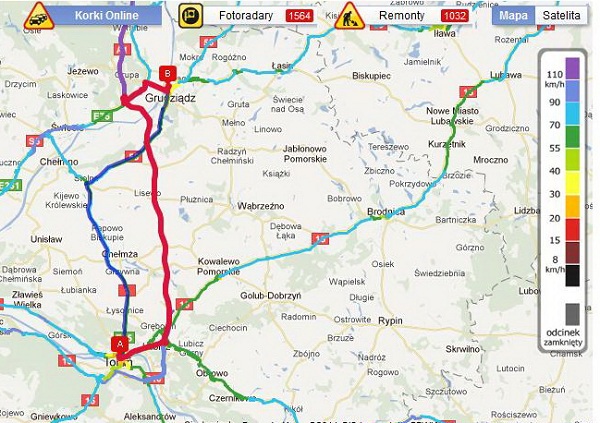 Nowy odcinek autostrady A1 w Korkosfera.pl