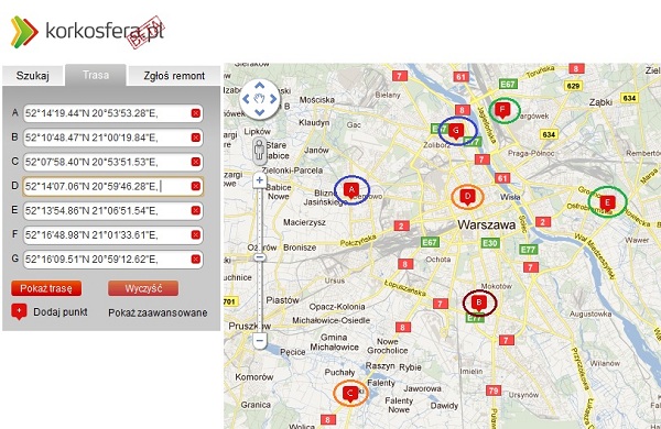 Test nawigacji – „NaviExpert vs. Forumowicze”