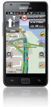 Nawigacja NaviExpert na Samsung Galaxy