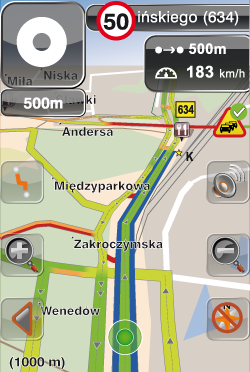 Wizualizacja danych traffic na mapie