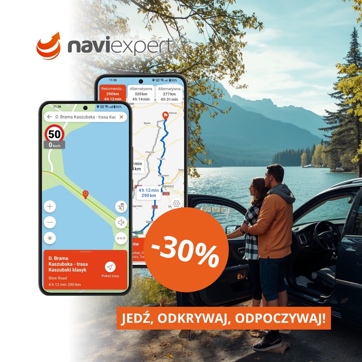 Planujesz majówkę? Pozwól, że my zaplanujemy Twoją trasę! 📍
Zamiast tracić czas w korkach i pieniądze na mandaty (tych nowych fotoradarów jest aż 31! 📸), postaw na rzetelną nawigację.
🛒 Łap 30% rabat na roczne abonamenty NaviExpert i ciesz się dłuższym weekendem bez stresu.
__
Promocję znajdziesz w aplikacji oraz w naszym sklepie internetowym: https://sklep.naviexpert.pl/. Szerokiej drogi! ✌️