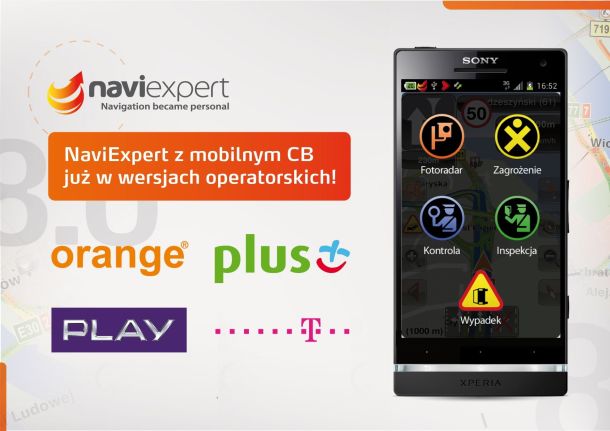 NaviExpert z mobilnym CB już w wersjach operatorskich