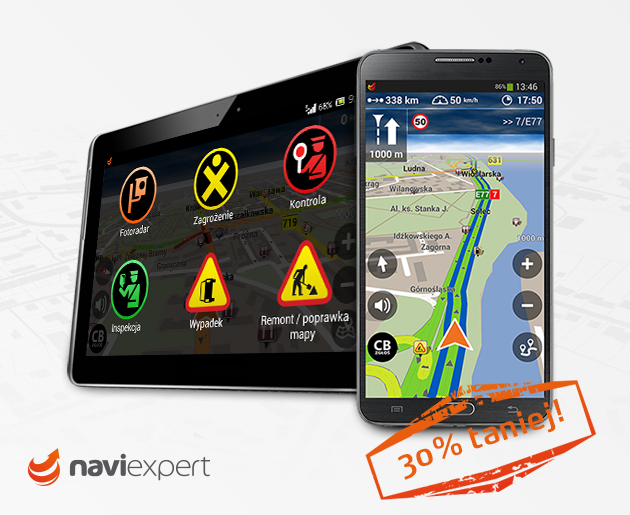 Na zimę NaviExpert 30% taniej