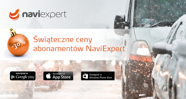 Świąteczne ceny abonamentów NaviExpert