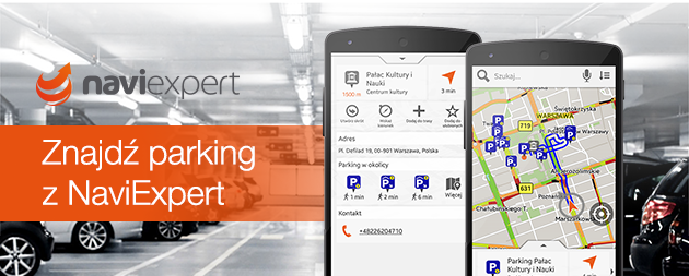 Znajdź parking z NaviExpert