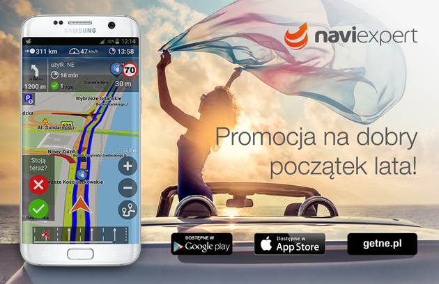 Promocja NaviExpert na dobry początek lata