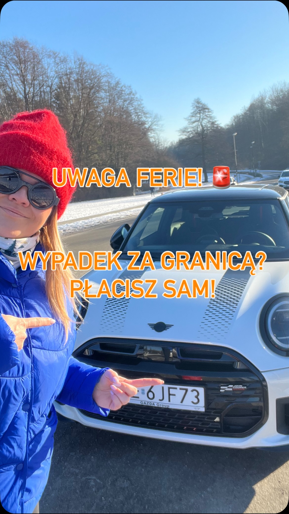 Jedziesz zimą w trasę? 🚗❄️
Narty, góry, zagranica? 🌍⛷️

👉 Brak dodatkowego ubezpieczenia = proszenie się o kłopoty
A tego na ferie nikt nie chce.

Dlatego:
💥 ubezpiecz się w naszej aplikacji
📲 zakładka Ubezpieczenie - szybko, łatwo, nawet w ostatniej chwili

A TERAZ UWAGA 👀🔥
🎁 -30% na naszą nawigację
⏰ tylko do końca ferii

Jedź, korzystaj, odpoczywaj.
My ogarniamy bezpieczeństwo 🧭💪

#ferie #zimowywyjazd #zagranica