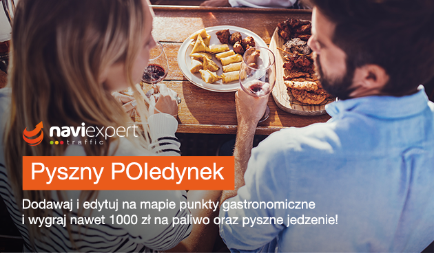 Dodawaj punkty gastronomiczne na mapę w konkursie "Pyszny POIedynek"