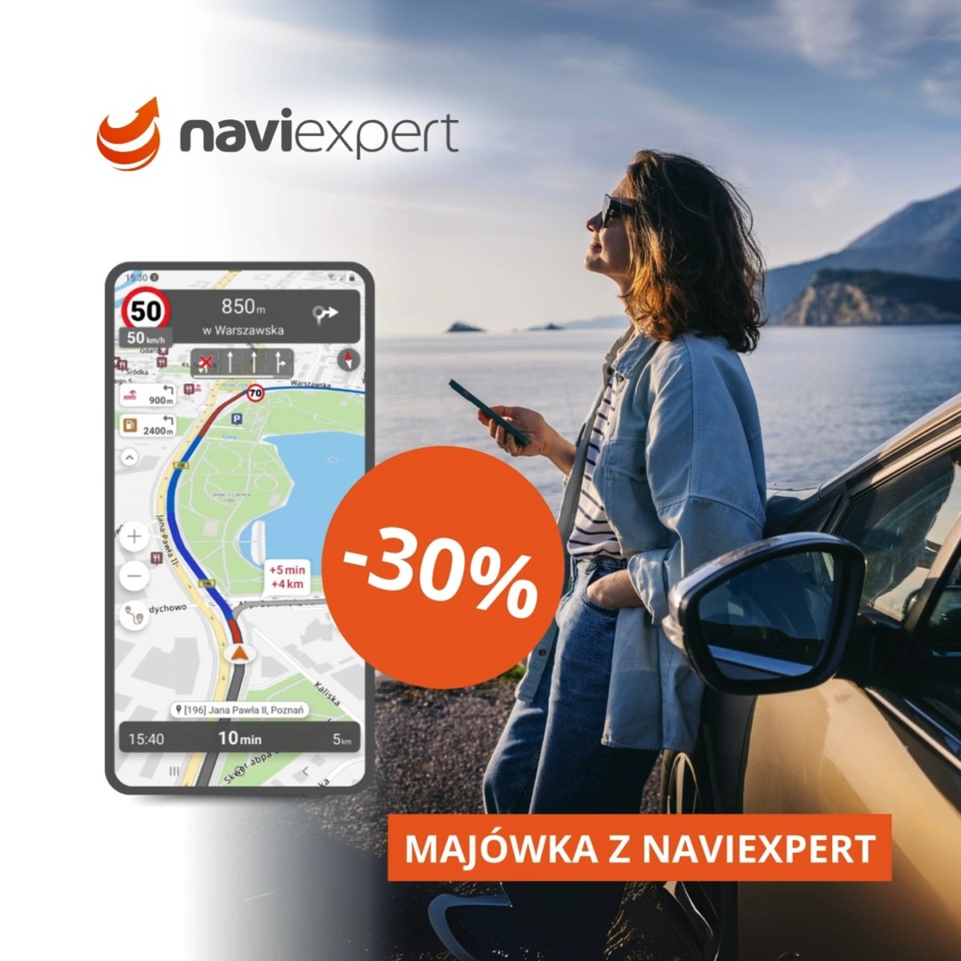 🌼 Majówka coraz bliżej...
Planujesz wyjazd? Morze, góry, jeziora? 🚗 Zanim wrzucisz pierwszy bieg, mamy dla Ciebie jedną ważną radę: Przygotuj się na jazdę inną niż zwykle. Z NaviExpertem w promocyjnej cenie! 
Bo na drogach… będzie się działo 👇

💥 Maj to najbardziej wypadkowy miesiąc w roku.
📈 2 166 wypadków. 177 ofiar śmiertelnych.
📍 3x więcej kolizji niż zwykle – tylko w dni powrotów!
🚓 Kontrole drogowe? Spodziewaj się ich dużo więcej.
⚠️ Nowe fotoradary, kamery na światłach i odcinkowe pomiary prędkości – aż 10 nowych punktów.
💸 Podwyżki opłat na A2 i A4.
🛠️ Remonty, objazdy, zamknięcia węzłów – A1, A2, A4, S7, Gdańsk, Śląsk, południe, północ…

A do tego:
🚦 Korki w dni wyjazdów w godz. 9.30 - 13.00 i powrotów w godz. 12.00 - 16.30.
⛽ Średni czas podróży – 4,8 godziny. Dla wielu – jeszcze więcej.

Brzmi stresująco? 😰 Zadbaj o spokój wcześniej.
📲 Zainstaluj NaviExperta i skorzystaj z 30% rabatu na roczny abonament.
🚦Omijaj korki, unikaj mandatów, jedź trasami bezpiecznymi i pewnymi.
🌿 A jeśli marzysz o wypoczynku w stylu slow – aplikacja poleci Ci wyjątkowe miejsca poza utartym szlakiem.
-
👉 Promocja tylko do końca weekendu majowego.
👉 Kup w aplikacji lub na: https://sklep.naviexpert.pl/ .
Bo dobra podróż zaczyna się od mądrego planu 🌤
--
#MajówkaBezStresu #NaviExpert #30procent #BezpiecznaDroga
#Majówka2025