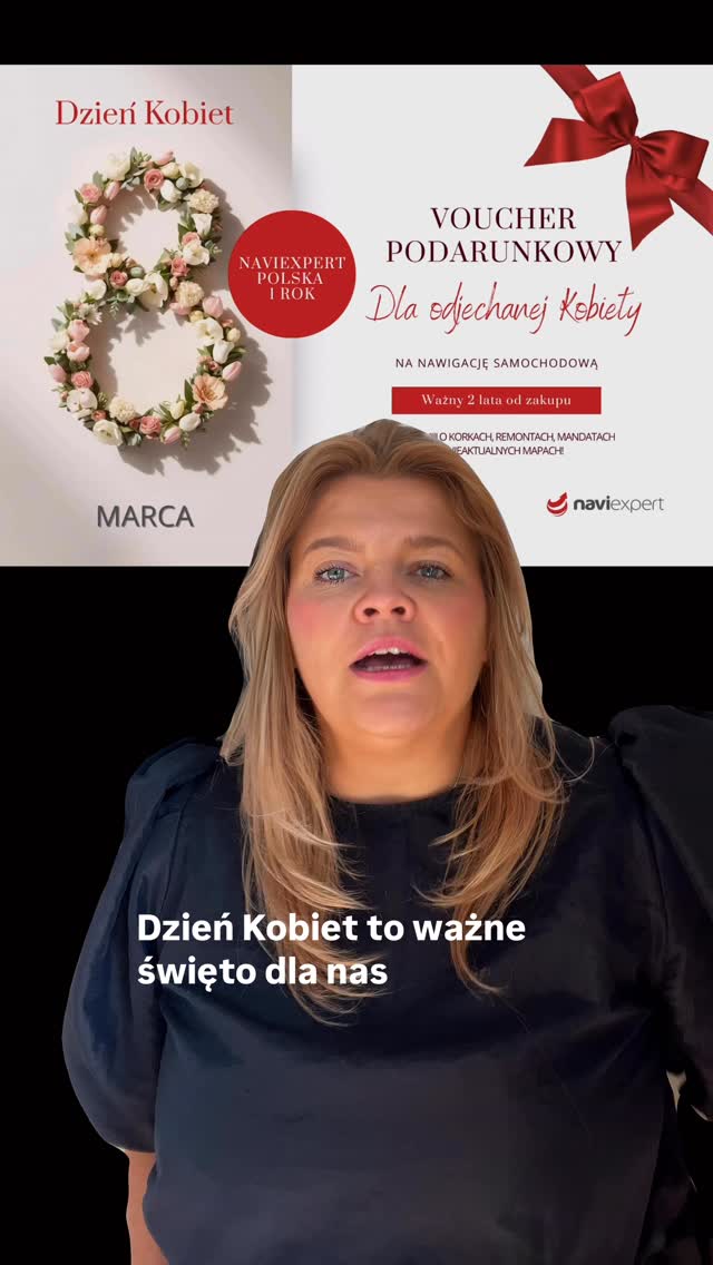Kobiety spinają codzienność w całość.
Między pracą, domem i drogami do „wszystkiego”.

Dlatego w Dniu Kobiet mówimy jedno:
Widzę Cię. Doceniam Cię. Chcę, żeby było Ci lżej -także za kierownicą 💛

🎁 Teraz promocja na vouchery – 30% 
dostępne na sklep.naviexpert.pl

Bo docenianie to nie tylko słowa - to także realne wsparcie. #naviexpert #naviexpert_podroze #dzienkobiet #voucher