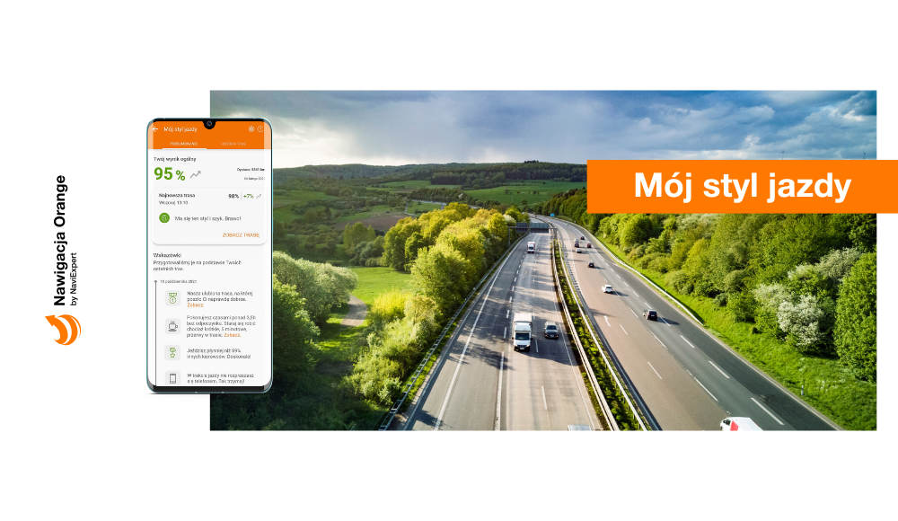 Dowiedz się, jakim jesteś kierowcą z Nawigacją Orange
