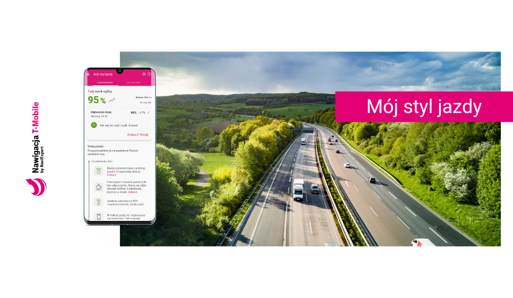 Mój styl jazdy — nowa funkcja w Nawigacji T-Mobile