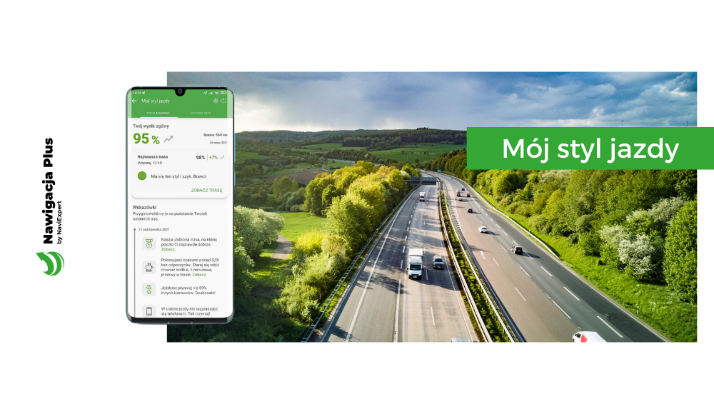 Zadbaj o swój styl jazdy razem z Nawigacją Plus