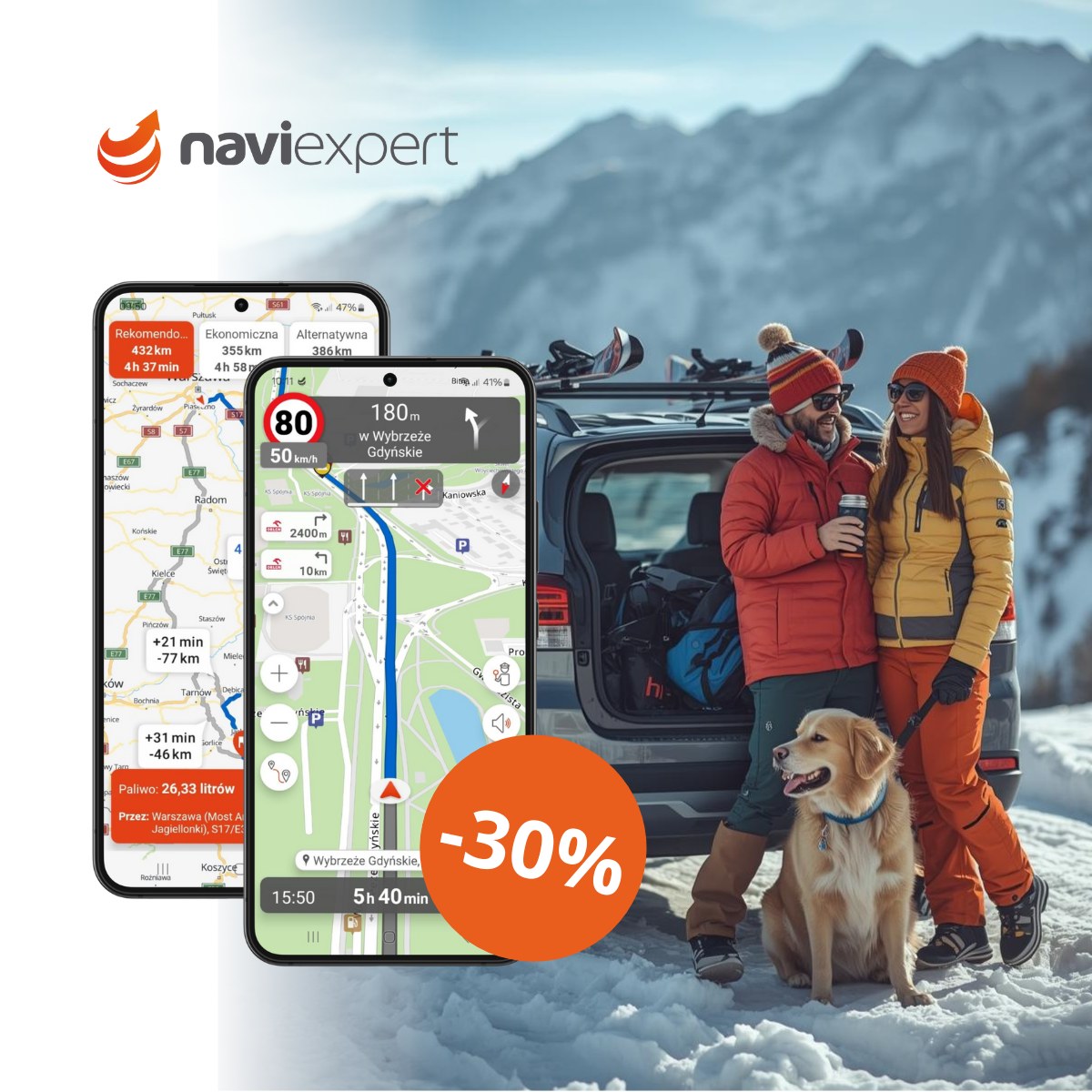 🚗 Ferie bez korków i błądzenia? Tak się jeździ z NaviExpertem!
❄️ Łapcie zimową promocję –30% na roczne abonamenty.
🏂🏻W pakiecie: mniej czasu w aucie, więcej na stoku. Deal idealny!
__
https://sklep.naviexpert.pl/
